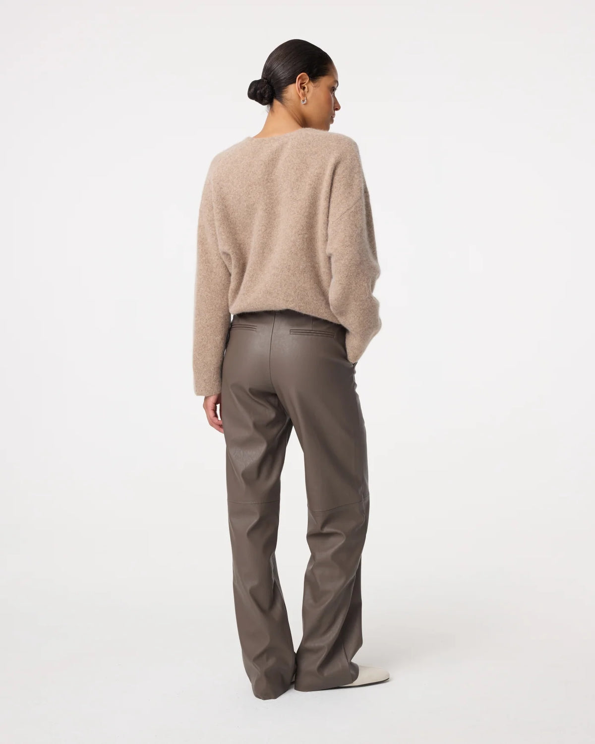 Knit-ted Pantalon Naomi - Taupe