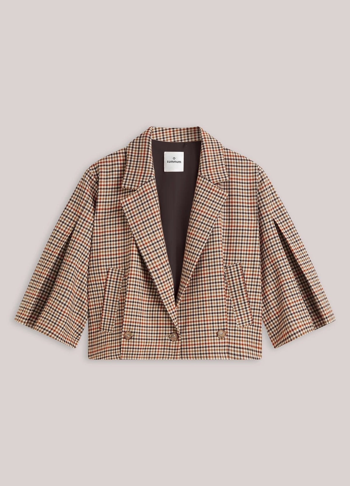 Summum blazer Check 1s1331-12496 120