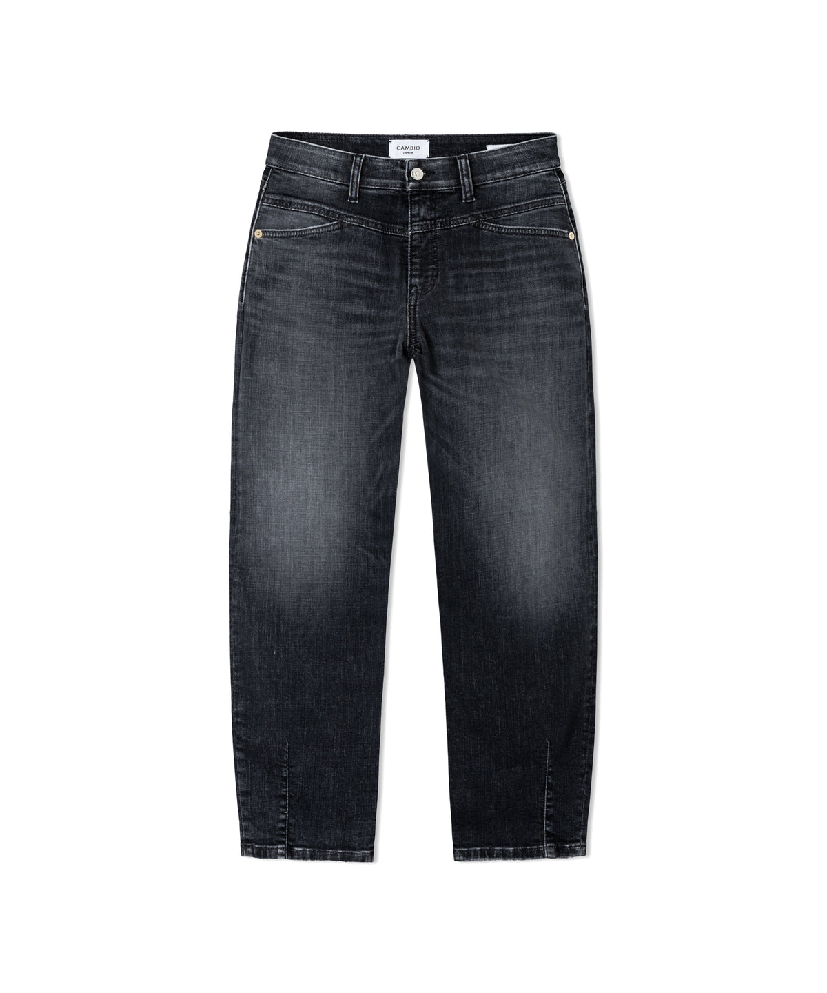 Cambio Jeans Elin in Black Used met rechte pijpen