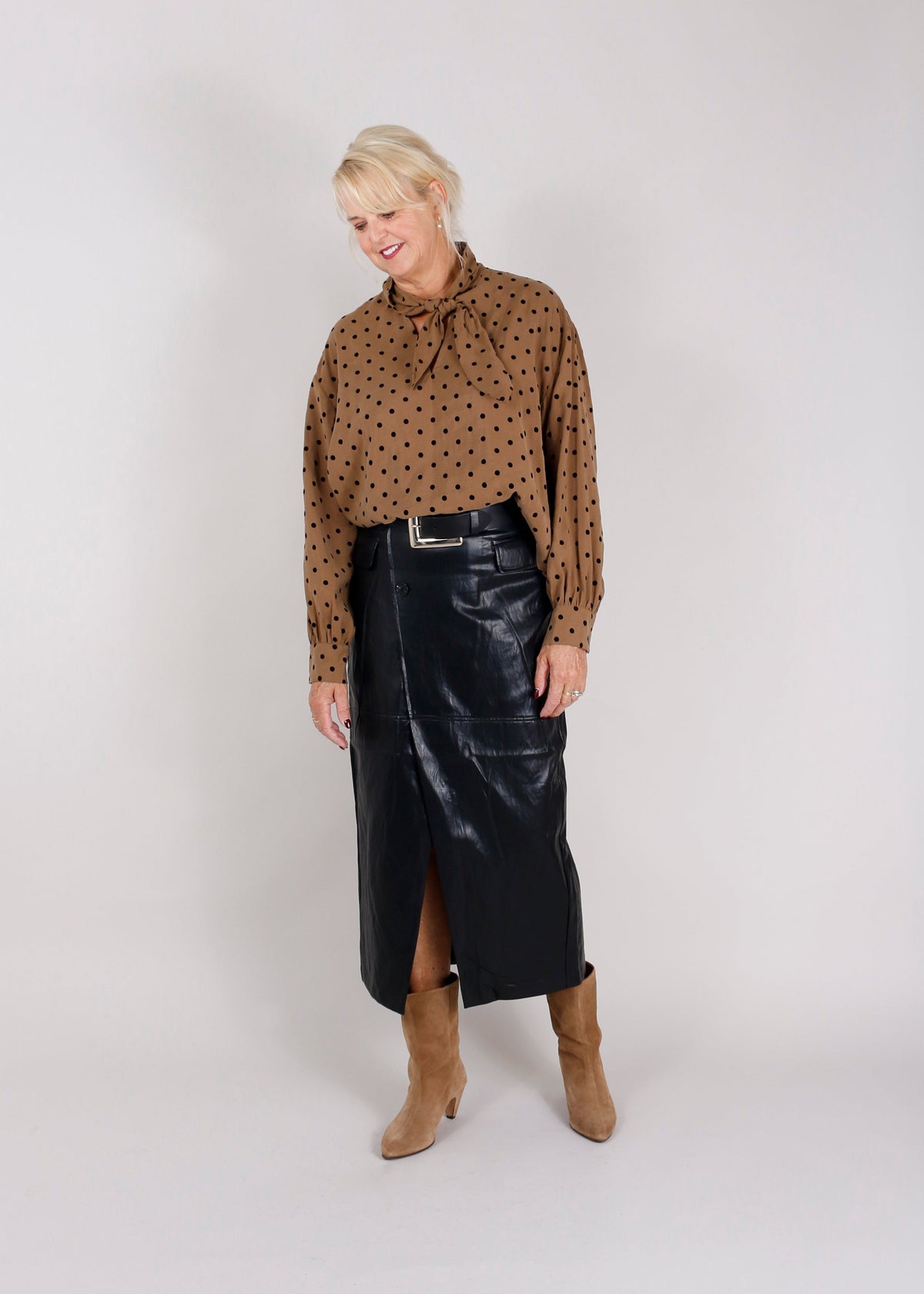 Co'Couture Rok GittCC Asym Floor - Black