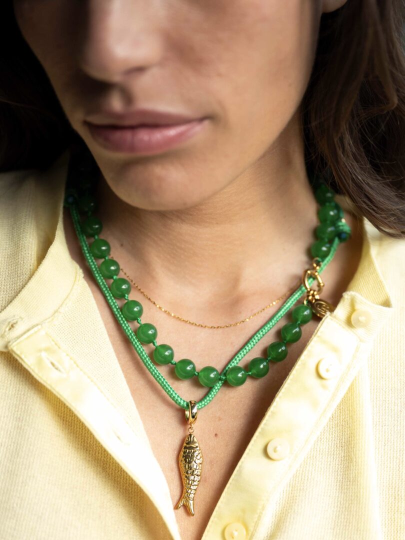 Ellen Beekmans ketting KET4239 Groen