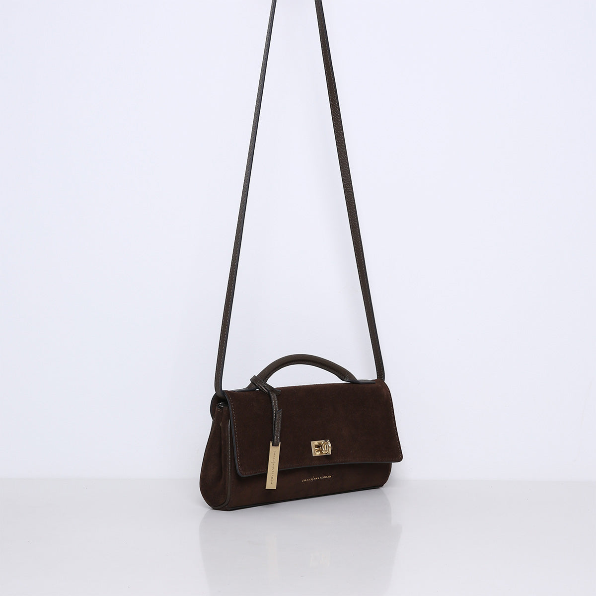 SMAAK Amsterdam Charlton Suede Tas in Moss