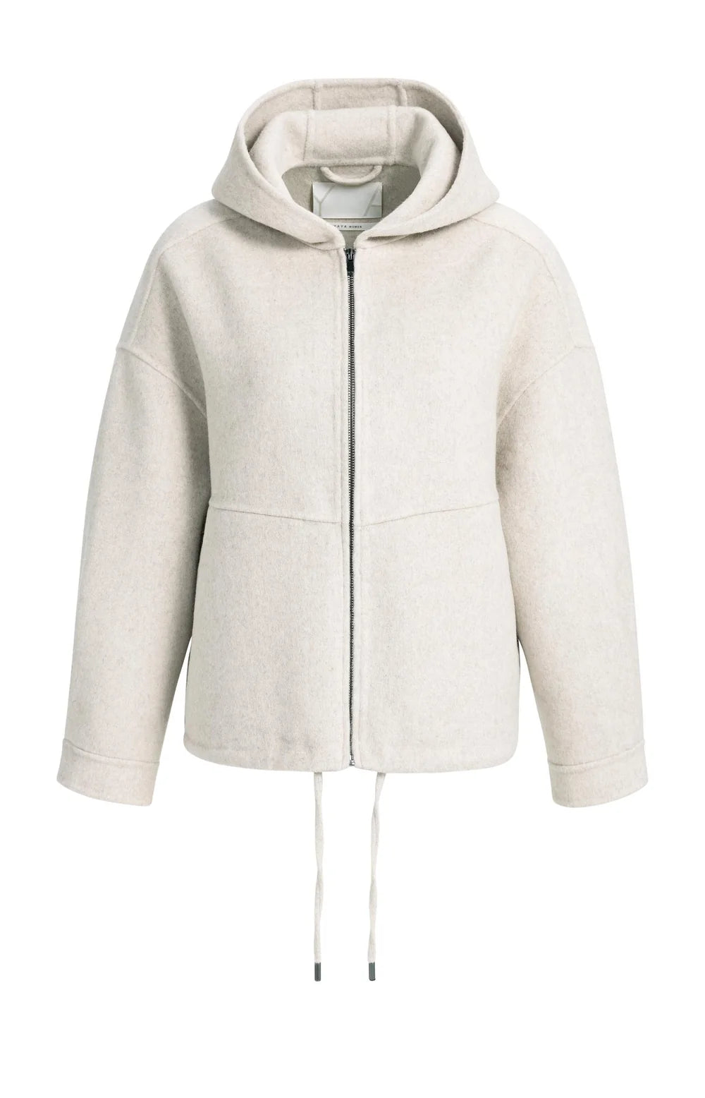 YAYA Jas Oversized Hood in Pure Cashmere Grey Melange