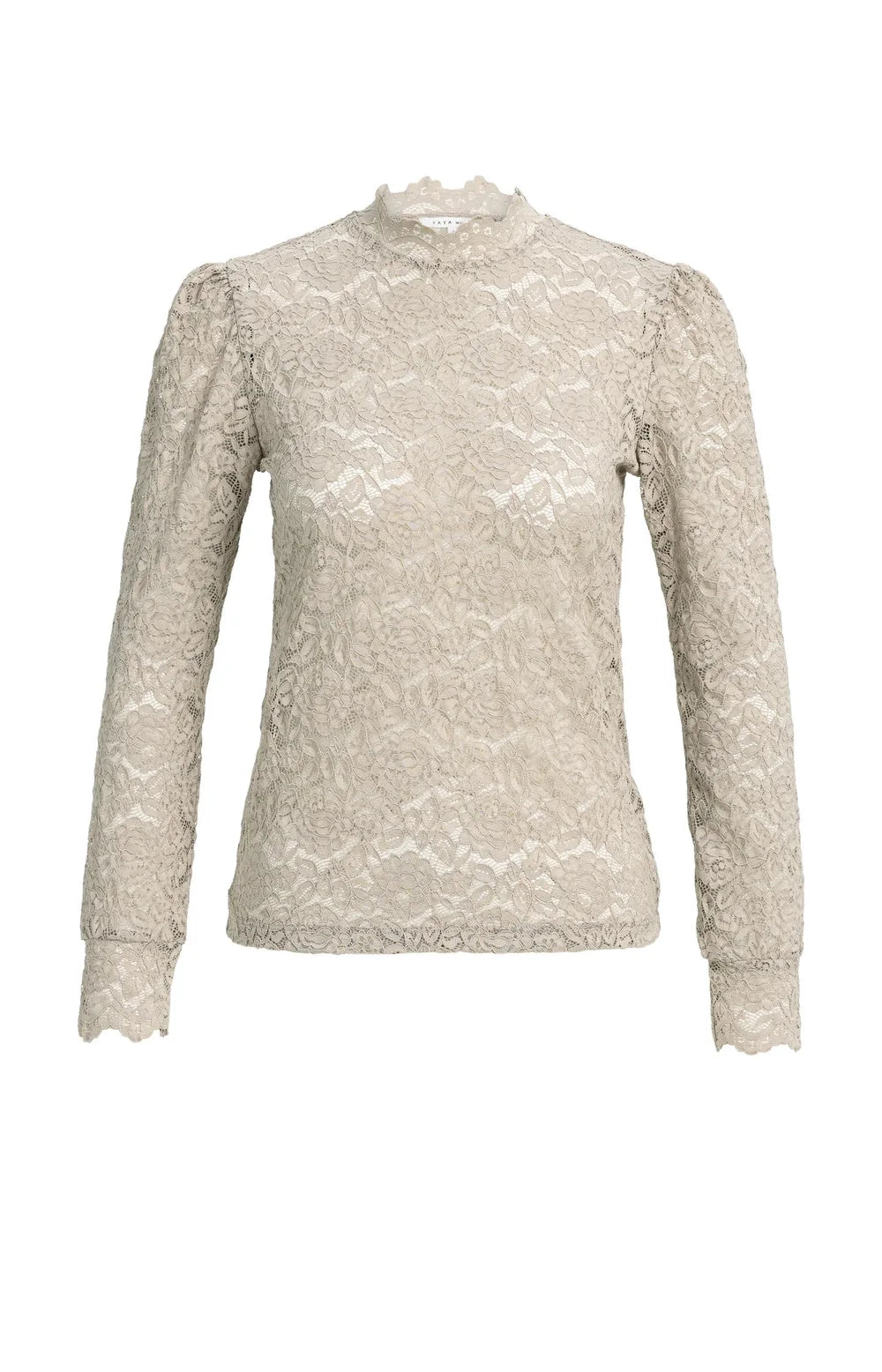 YAYA Top Kant in Pure Cashmere Grey