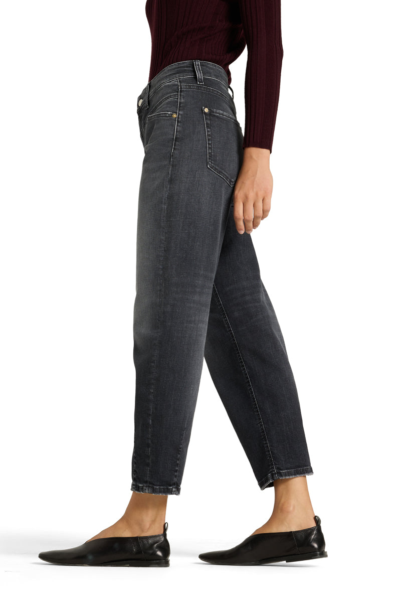 Cambio Jeans Elin in Black Used met rechte pijpen