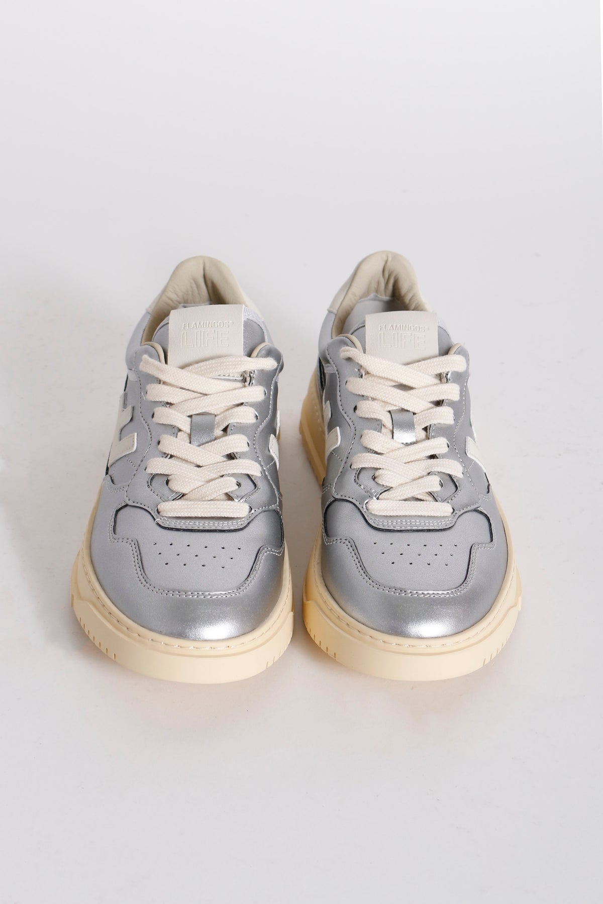 Flamingos sneakers  Ventura Clean Silver