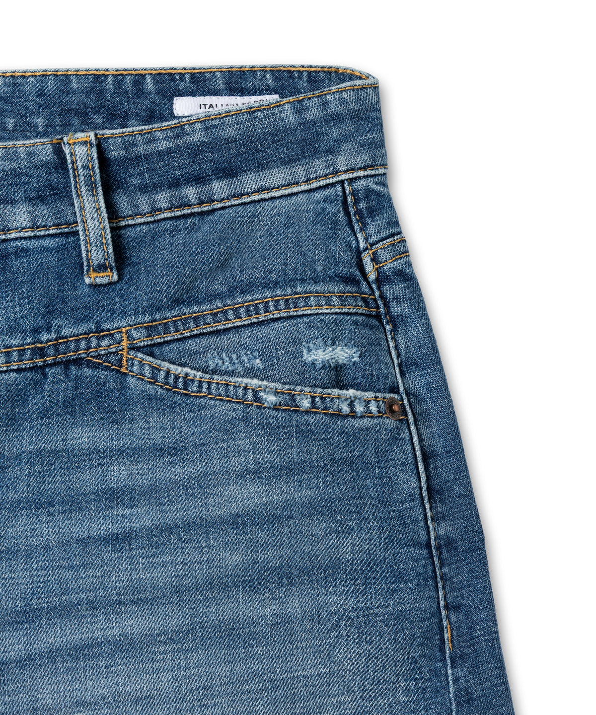 Cambio Jeans Ornella Twisted in Cross Worn Used detail