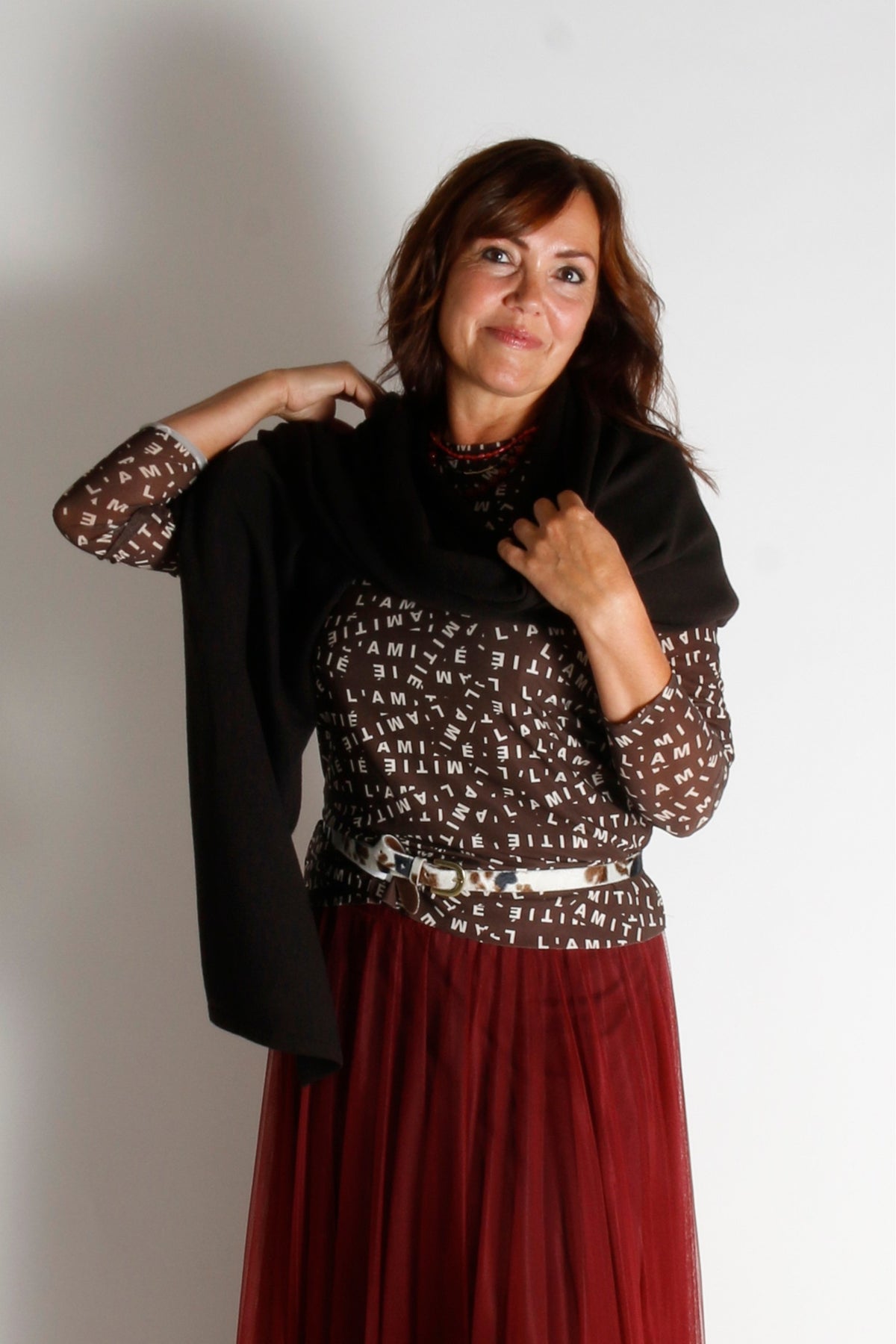 Sjaalmania sjaal Cosy Chic Black