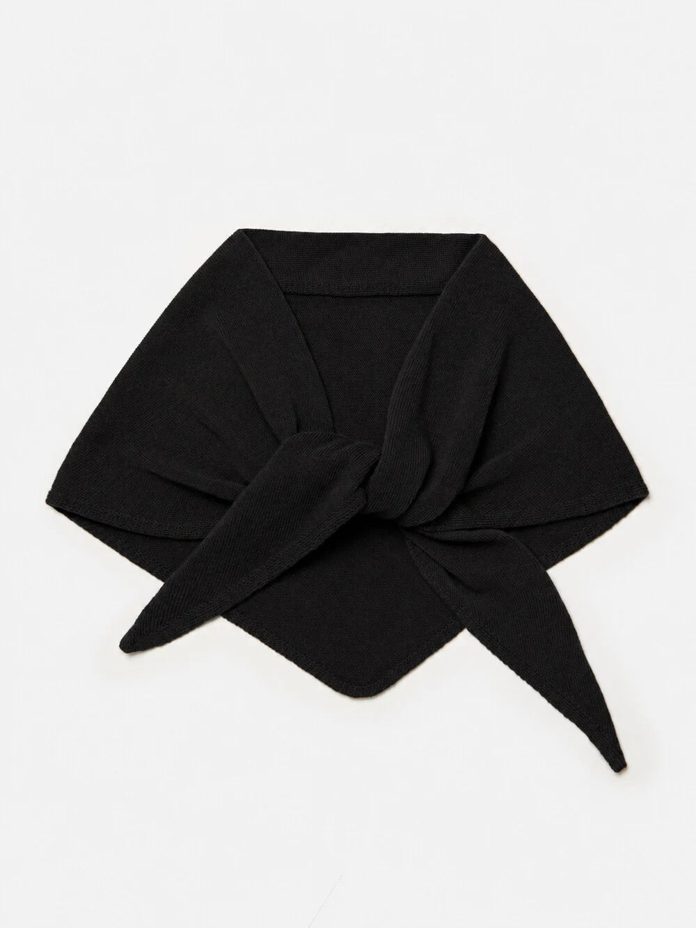SjaalMania Cosy Chic Triangle in Solid Black
