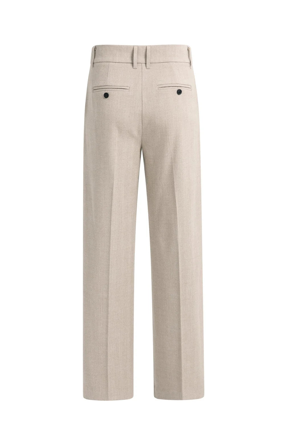 YAYA Pantalon Wide Leg in Beige Melange