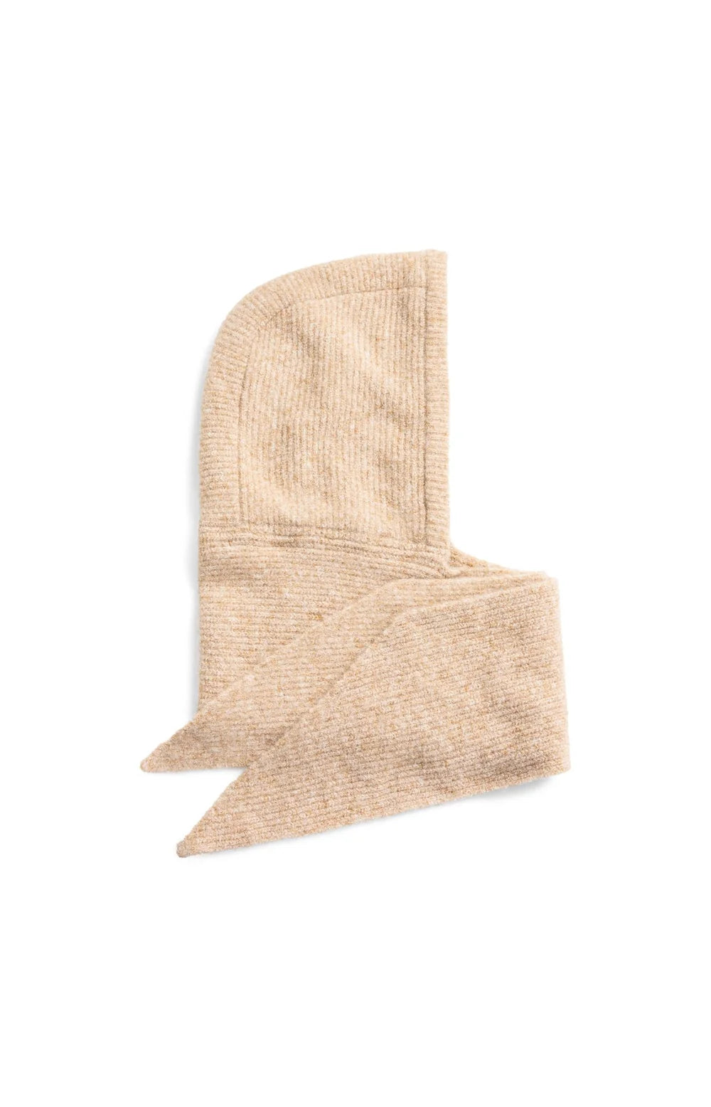 YAYA Sjaal Gebreide Capuchon in Dark Beige Melange